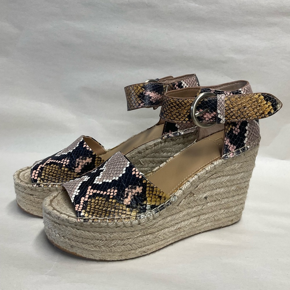 Marc Fisher LTD Women's Lalida Espadrille Wedge Sandals Size 7.5 - Picture 7 of 15